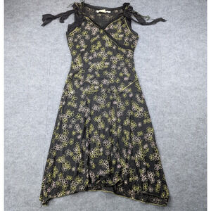 Vintage Max Studio Dress Womens Small Floral Fairy Grunge 90s Y2K Phoebe